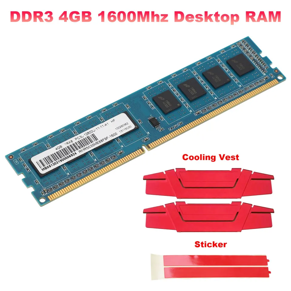 4GB DDR3 1600Mhz 1RX8 PC3L-12800U Ram for AMD Motherboard Daraz