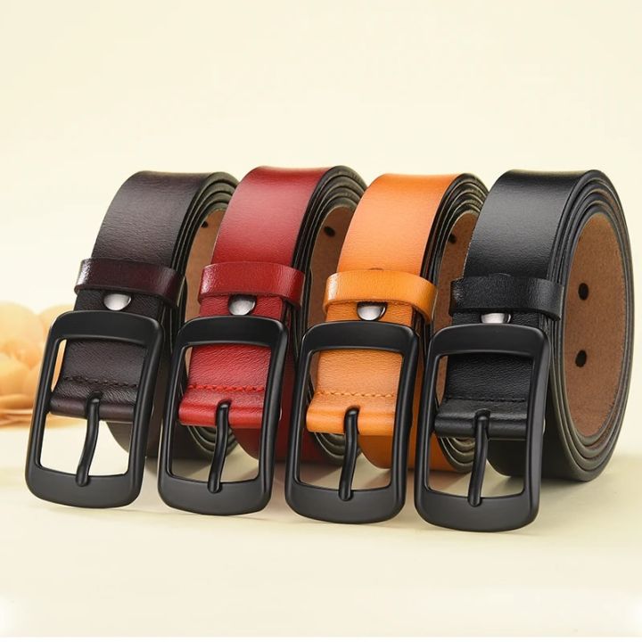 【DWTS】Women's Belts New Designer Fashion Genuine Leather