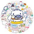 50pcs Cute Sanrio Cinnamoroll Sticker Cartoon Decals for Scrapbook Diary Car Stationery Laptop Waterproof Stickers Gift.