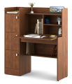 RK Left Side Drawer Reading Table with Multi Storage Space Bookshelf- Home Office DesksComputer Table, Study Desk, Workstation Table & Locker Drawer Computer Table-48X48X16 inches.