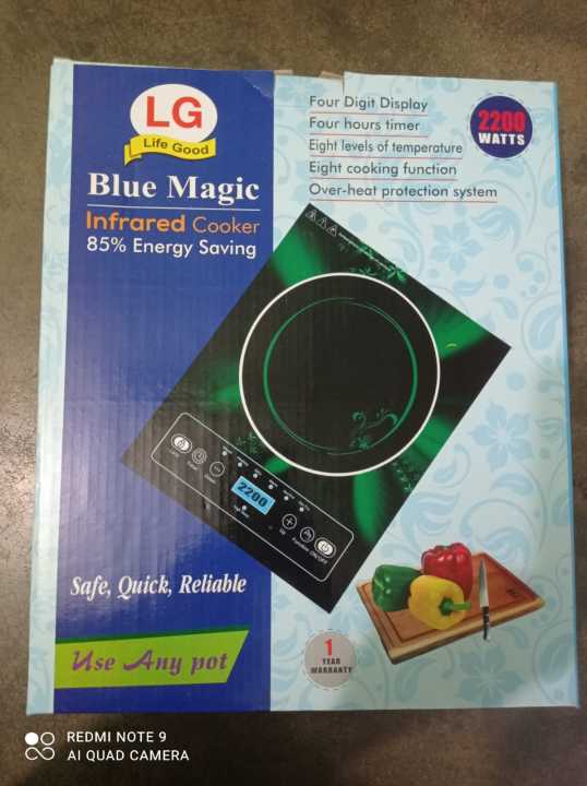 LG%202200%20Watts%20Infrared%20Cooker%20Use%20Any%20Pot%20(Blue%20Magic%20/%20Black%20Berry)%20Eight%20Cooking%20Function%20Digital%20Display%20-%20Image%2010