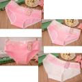 5Pcs/Lot Lace Women's Underwear Cotton Briefs Panties Girls Seamless Cute Lingeries Underpants For Woman Shorts Pink Color. 