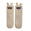 Winter Fleece Lined Padded Warm Keeping Cartoon Lambswool Socks Sleeping Socks Maternity Socks Winter Super Thick Home Room Socks Women. 
