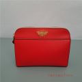 Estee Lauder 2020 Autumn Bee Red PU Cosmetic Bag Travel Carrying Makeup Storage Handbag. 