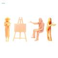 People Figurines Tiny People Toys Role Play Figure Scale Train Model People for Sand Table. 