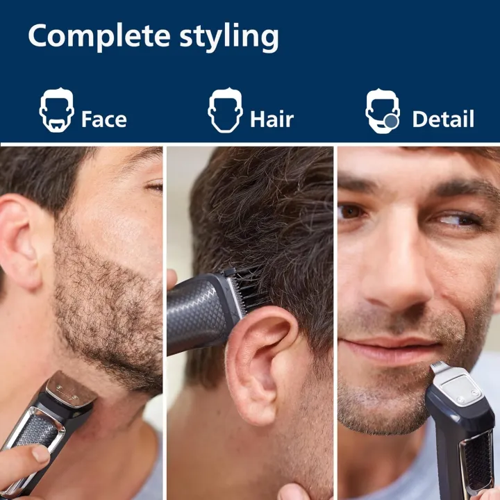 Norelco%20Philips%20Multi%20Groomer%20All-in-One%20Trimmer%20Series%203000-13%20Piece%20Mens%20Grooming%20Kit%20for%20Beard,%20Face,%20Nose,%20Ear%20Hair%20Trimmer%20and%20Hair%20Clipper%20-%20NO%20Blade%20Oil%20Needed%20(USA)%20-%20Image%204