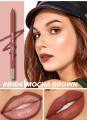 BEAUTY GLAZED Waterproof Matte Lip Liner Pencil For Lips Eyeliner Blush Smooth Easy To Wear Long Lasting Lip Glaze Pen Sketch Dye Tint Lipstick Lip Makeup -#B104 MOCHA BROWN. 
