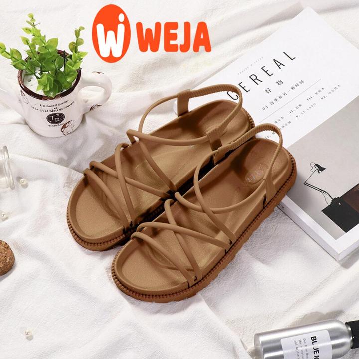 Sandals Women's High Heels Slippers Women's Leisure Gifts Women's Shoes Raya Murah Pretty Hadiah Gifts Korea Japan New Travel Comfort Selesa Women's Girls New