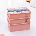Underwear Storage Box Household Panty Socks Storage Grid Plastic Closet Drawer Underwear Compartmented Storage Boxes. 