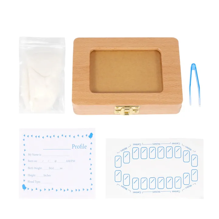 Tooth Collection Tooth Keepsake Box, Baby Teeth Box Milk Teeth Save Organizer Kit, Tooth ...
