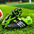 Children's No-Tie Velcro Soccer Shoes Men and Women ag Spike tf Broken Nail Child Student Boy Children Training Shoes.