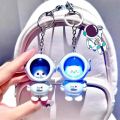 Cartoon Spaceman Light Glowing Keychain -Creative,Couple Gifts - Luminous Starry Bear Key Chain - For Car Keyring, Bags - Decoration Pendants - Cute Bear,Cat Space Astronaut.