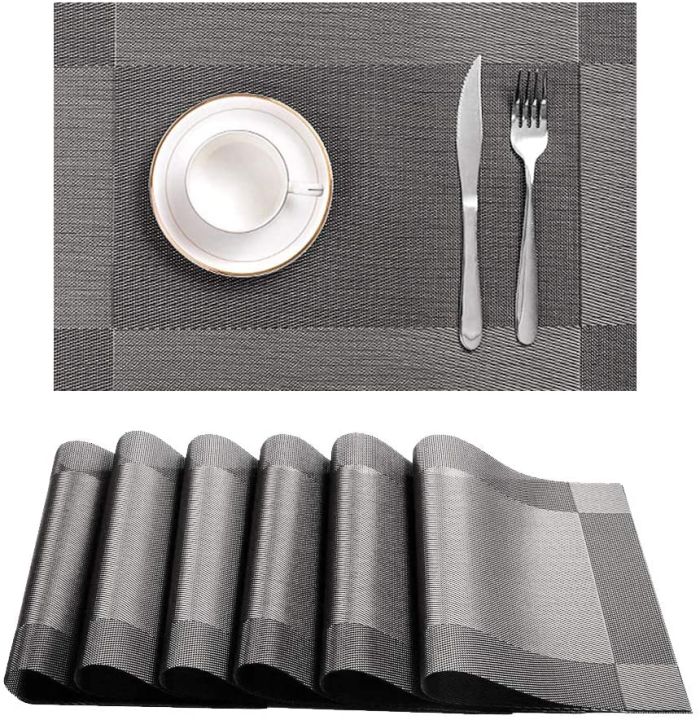 6%20Dinning%20Table%20Mat%20With%201%20Runner%20(6+1=7%20Pcs)%20Table%20Mats%20Set%20-%20PVC%20-%20Image%202