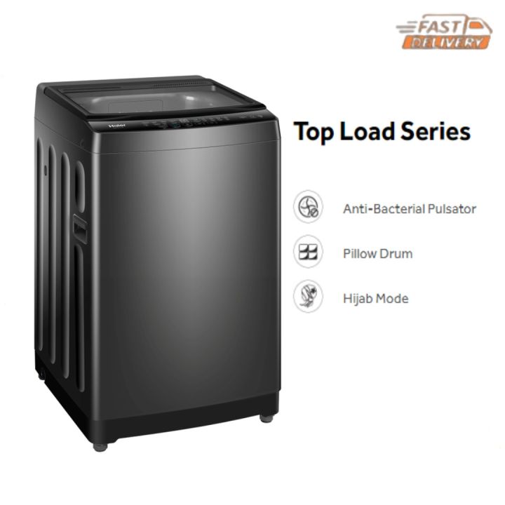 Haier 8 KG Top Loading Washing Machine/air dry/fresh air system/near zero water pressure/NZP (HWM80-316S6)