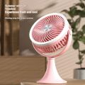 Desktop lighting small fan outdoor light desktop fan USB charging indoor and outdoor portable electric fan high wind dormitory. 