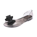 Summer sandals, women's shoes, sandals, women's summer net red, flat jelly shoes, fish mouth shoes, beach women's bows, fashion women's shoes. 