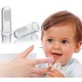 Baby Finger Sleeve Silicone Toothbrush Thumb Sleeve Milk Toothbrush Children Tongue Fur Toothbrush Mother And Infant Supplies. 
