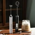 Hand Mixer Electric Milk Frother Whisk Egg Beater USB Rechargeable Handheld Coffee Blender Milk Shaker Mixer Foamer Food Blender.