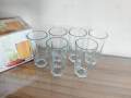 Olila Clear 6 Pcs Water Drinking Glass Set ZikZak Plain Design. Crystal Clear Water Drinking Glass Set. Model:W017:R70..