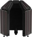 Microphone Isolation Shield with High Density Absorbent Foam to Filter Vocal 5 Foldable Soundproof Cover for Any Condenser Microphone.