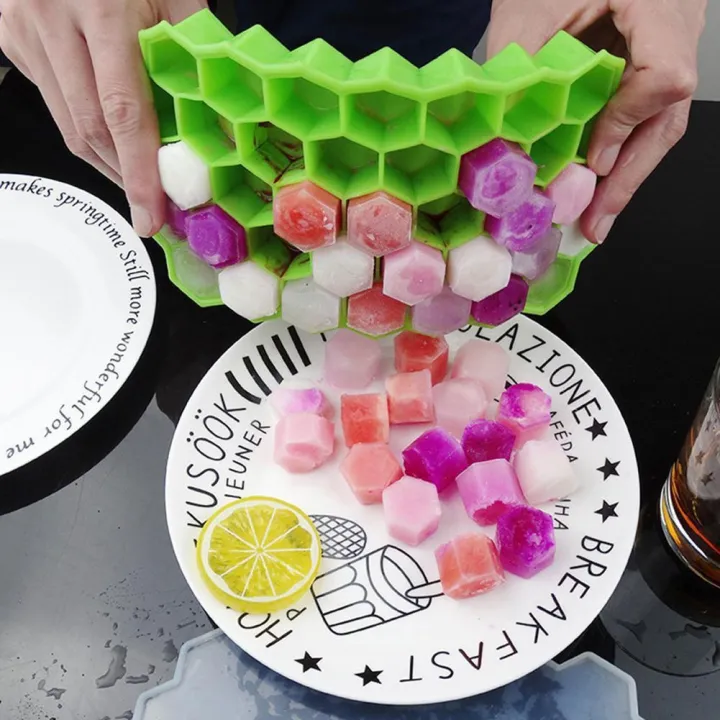 Silicone%20Ice%20Cube%20Tray%20With%20Lid,%20Honeycomb%20Shape%20(1%20Pics)%20-%20Image%206