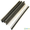 2Pcs- 40x1 ROW RIGHT Angle Male Header 40x1 90 Degree Pins Single Row 2.54mm Pitch Pin Male Header Connector Strips For Breadboard Friendly Electronics Circuitry & Parts. 