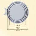 Fish Pet Silicone Universal Canned Lid Feeding Son Fresh Sealed  Cover for  Snacks Wet Food   Pet Feeder Supplies - sky blue - lid obly. 