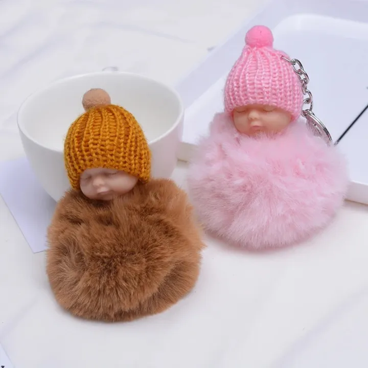 %E3%80%90Mary%20DAI%20Store%E3%80%91SUKI%20Cute%20Fluffy%20Sleeping%20Baby%20Pompom%20Faux%20Fur%20Ball%20Chain%20Keyring%20Women%20Key%20Holder%20Bag%20Pendant%20Charm%20Jeweler%20-%20Image%203