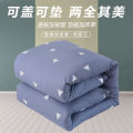 【Cotton tire plus mattress cover】Cotton wool, quilt, mattress quilt, cotton quilt core, spring and autumn are thickened.