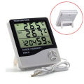 HTC-1 Lcd Display Digital Room Temperature & Humidity Meter Clock.