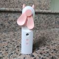 Popular New Handheld Fan Spray Water Replenishing Multi-function Portable 2In1 Mini Fan Humidifier USB Charging Fan Water Mist.