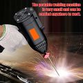 Portable Welding Machine/Welding Machine Handheld, 3900W Portable ARC Welder Gun w IGBT LCD Digital Display, MMA Welding Gun w Ground Wire for 2.5-3.2mm Wire rods Electric Welder Machine Kit.