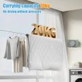 Strong Retractable Laundry Line – Wall Mounted 4.2 Meter Clothes Drying String. 