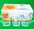 Transparen good Quality crystal clear strong 100 Ml Tea coffee Cup Set 6 Piece.