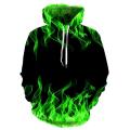 Colorful Flame Hoodie 3d Sweatshirt Men/Women Hooded Autumn And Winter Coat mens Clothing funny Jacket black Hoodies. 