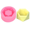 Succulent Planter Mould Non Stick Flower Pot Mould Hex Silicone for Cake Chocolate Aromatherapy. 