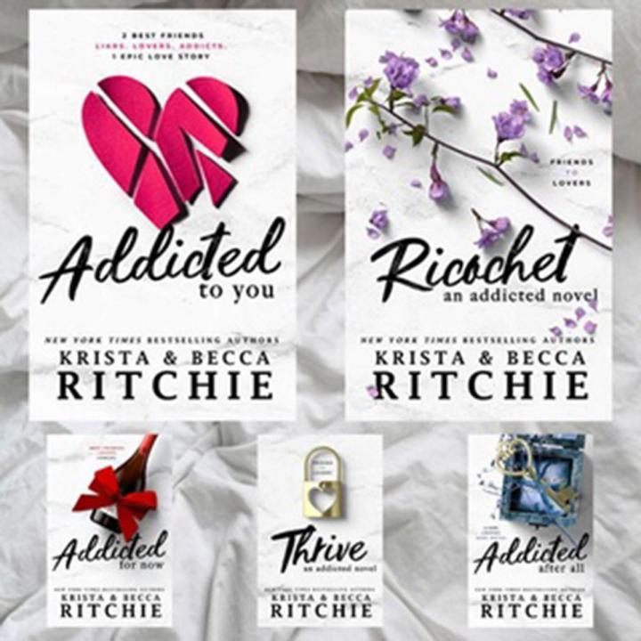 Addicted Series (Addicted to You, Ricochet, Addicted for Now, Thrive, Addicted After All) By Krista Ritchie & Becca Ritchie (Premium Paper and Matte Covers)