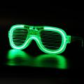 Fashion Luminous LED Glasses- Blinds Heart Neon Flash Sunglasses Party Props  Decoration -Random Color. 