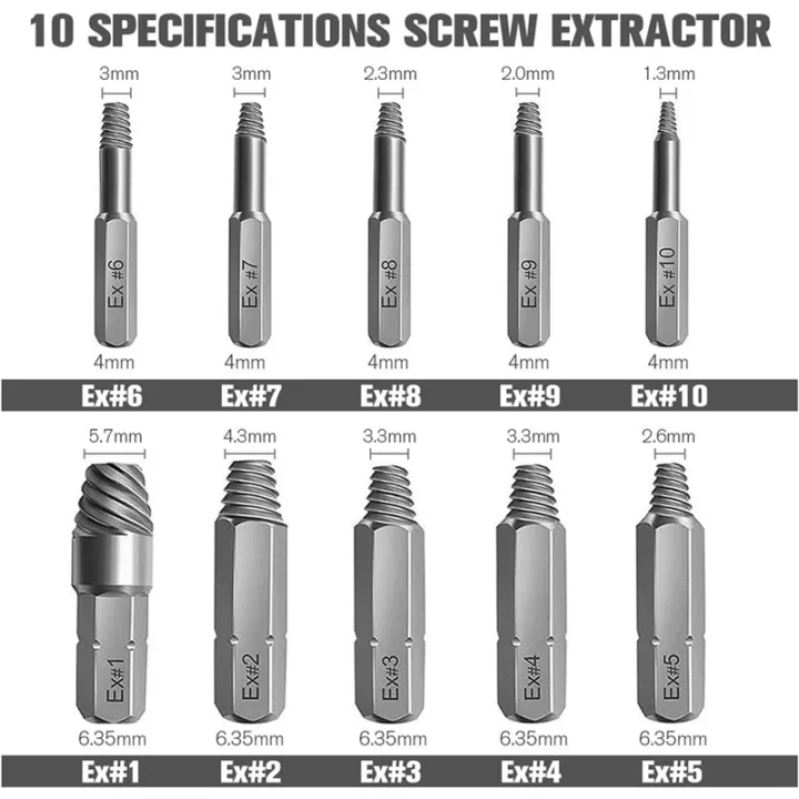 33%20Pieces%20Damaged%20Screw%20Extractor%20Kit%20&%20Screwdriver%20Bits%20Set%20Easy%20Out%20Stripped%20Screw%20Bolt%20Extractor%20Set%20-%20Image%204
