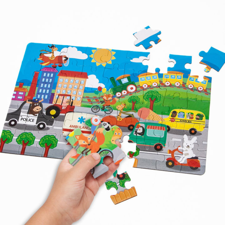 Creative%20Children's%20Cartoon%20Puzzle%20Baby%20and%20Toddler%20Thickened%2045%20Early%20Education%20Puzzle%20Toy%20-%20Image%204