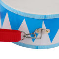 Kids Drum Wood Toy Drum Set with Carry Strap Stick for Kids Toddlers Gift for Develop Children's Rhythm Sense. 