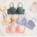 Size 32-38AB 32-38C Fashion Sexy Girl Pull Rope Seamless Bra Women Push Up Bras Ladies Wireless Underwear Lingerie Female Bralette. 