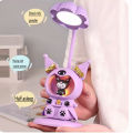Kawaii Kuromi My Melody Folding Eye Protection Table Lamp Anime Sanrio Girly Heart Cute Bedroom Bedside Night Light Cartoon lamp. 