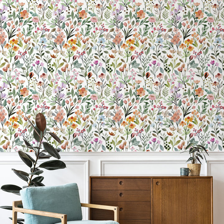 Colorful%20Floral%20And%20Leaves%20PVC%20Wallpaper%20Peel%20And%20Stick%20Home%20Decor%20Cabinet%20Sticker%20Morden%20Waterproof%20Kitchen%20Bathroom%20Wallpaper%20-%20Image%206