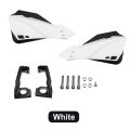 White Universal Motorcycle Handguard Motocross Hand Guard Protector for Motorcycle 22mm Handlebar Protector. 