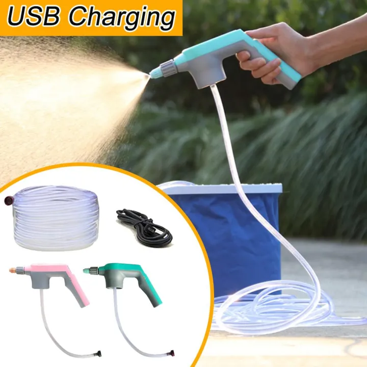 Garden Electric Water Sprayer Automatic High Pressure Air Pump Sprayer for Plants Washing Car Charging Watering Sprinkler Tool