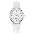 Luminous Watch For Women Fashion Casual Leather Belt Watches Simple Ladies Frosted Round Digital Quartz Wristwatches Reloj Mujer. 