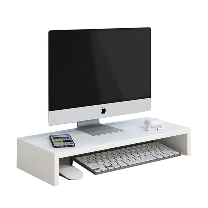 "20-Inch%20Monitor%20&%20Laptop%20Stand%20%20Ergonomic%20Desk%20Organizer%20%20Waterproof%20Melamine%20Board%20Riser%20%20Keyboard%20&%20Mouse%20Storage%20%20Sleek%20Home%20Office%20Accessory%20%20Multifunctional%20Desk%20Shelf%20for%20TV,%20Books,%20&%20Decor,%20Book%20Shelf%20Cabinet%20-%20Image%2010