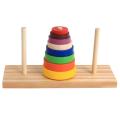 【Serendipity party】Wooden Puzzle Stacking Tower Of Kid Educational. 