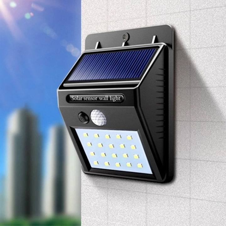 HRUUROO Outdoor Solar Spotlight, 30 LED Solar Outdoor Lights, Auto On
